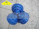 Κωνικό κομμάτι IADC 635 βράχου ενθέτων Tricone μπλε χρώμα με το σφραγισμένο ρουλεμάν κυλίνδρων